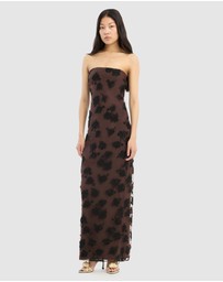 ROTATE - Beaded Maxi Tube Dress