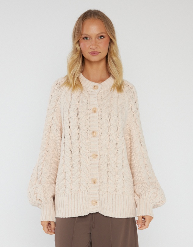 ALEXANDRA - Haven Cardigan Beige
