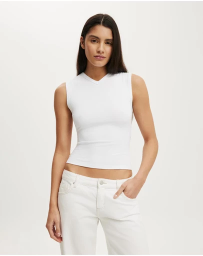 Cotton On - 90S V Neck Tank