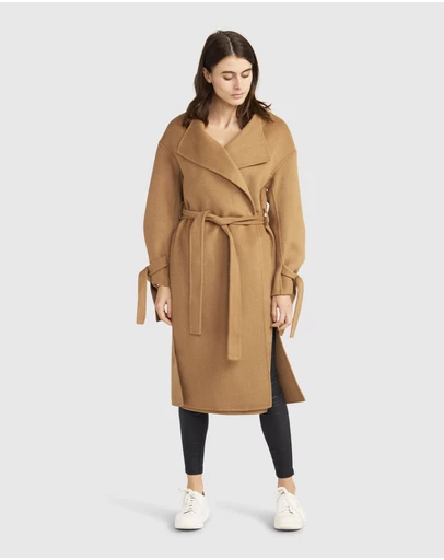 Belle & Bloom - Head Over Heels Collarless Robe Coat