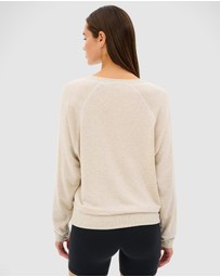 Splits59 - Bennie Fleece V-Neck Sweatshirt