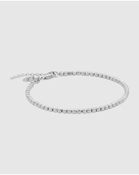 Najo - Quadrille Silver Bracelet (18.5cm+ext)