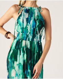 MOS The Label - Verdant Print Halter Dress