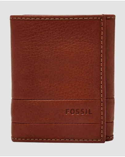 Fossil - Lufkin Brown Wallet