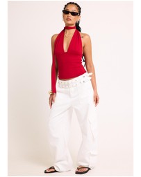 Alice In The Eve - Eloise Halter Scarf Top