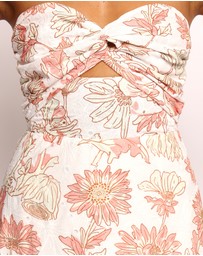 Petal & Pup - Calantha Maxi Dress - Pink Floral