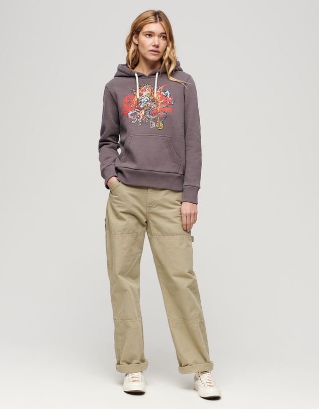 Superdry - Tokyo Vintage Logo Graphic Hoodieie