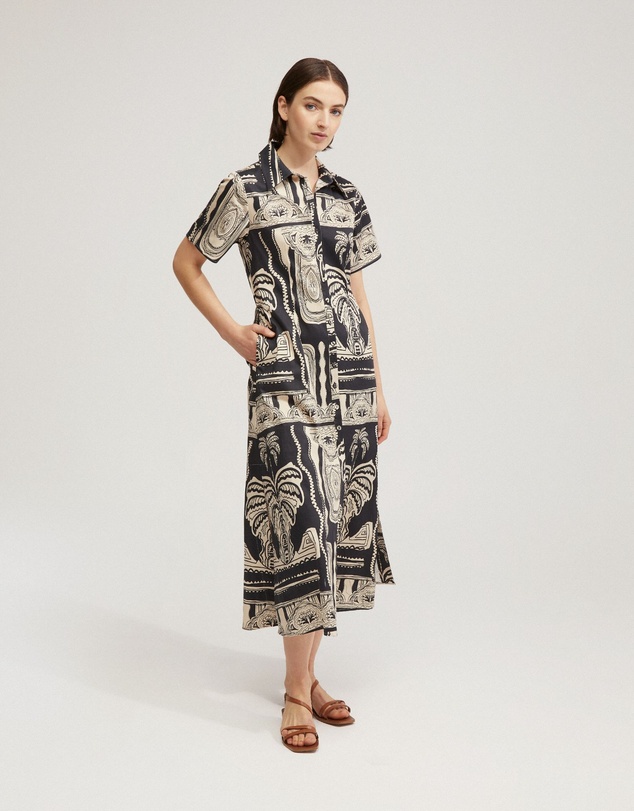 Oxford - Jasmine Printed Shirt Dress