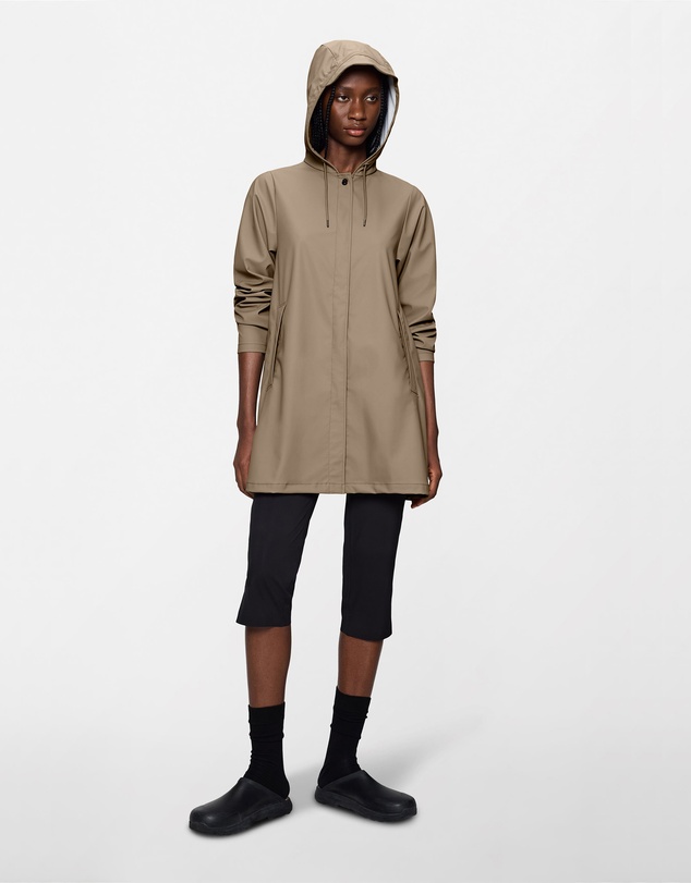 RAINS - A-Line Women's Jacket Beige