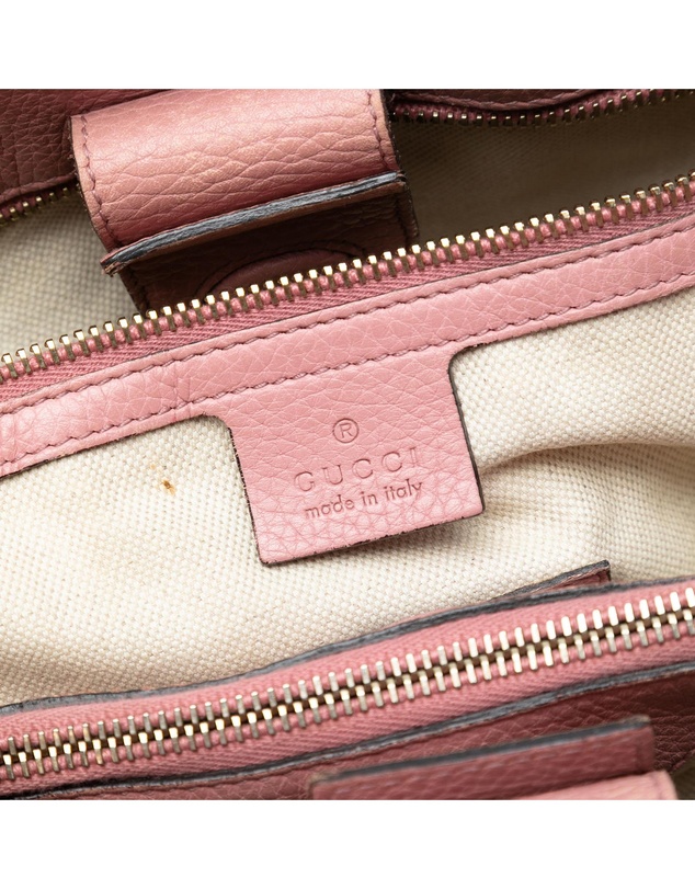 Pre-Loved by Azura Reborn - Pre-Loved Medium Bicolor Calfskin Bamboo Shopper Satchel