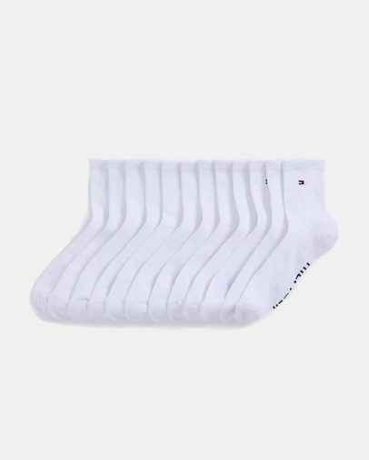 Tommy Hilfiger - 6-Pack Athletic High Quarter Socks