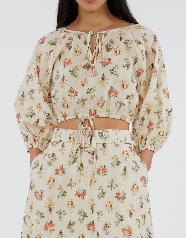Amelius - Jardin Linen Blouse