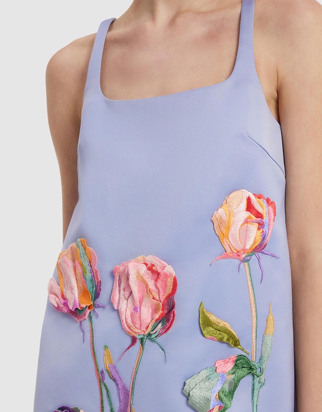 LEO LIN - Mila Embroidered Mini Dress