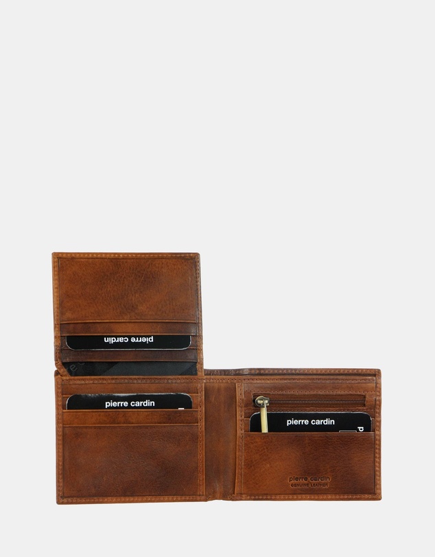 Pierre Cardin - Pierre Cardin Italian Leather Bi-Fold Men's Wallet