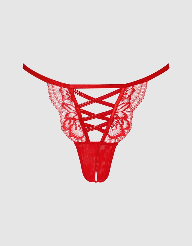 Ann Summers - Kiss Me Later Crotchless String Thong