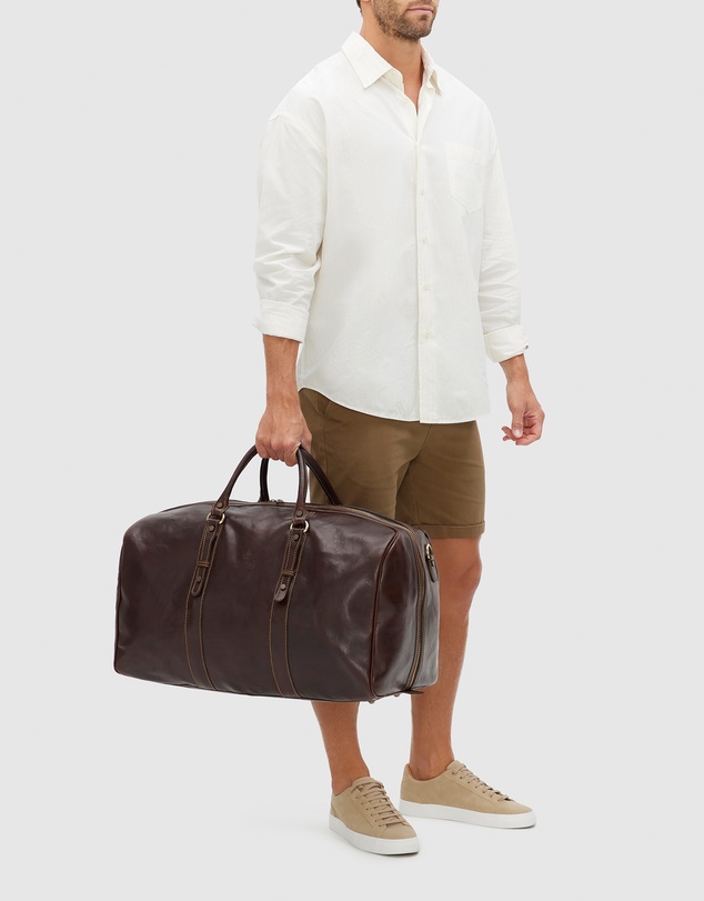 Republic of Florence - Marco Polo Chocolate Large Duffle Bag