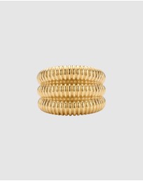 HOUSE OF SLANI - Gold Dara Statement Ring