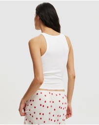 Cotton On - Goldie Rib High Neck Tank