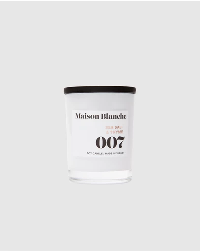 Maison Blanche - 007 Sea Salt & Thyme - Small Candle