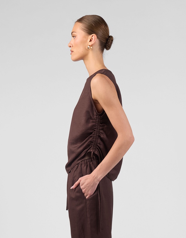 MVN - Think Twice Linen Top