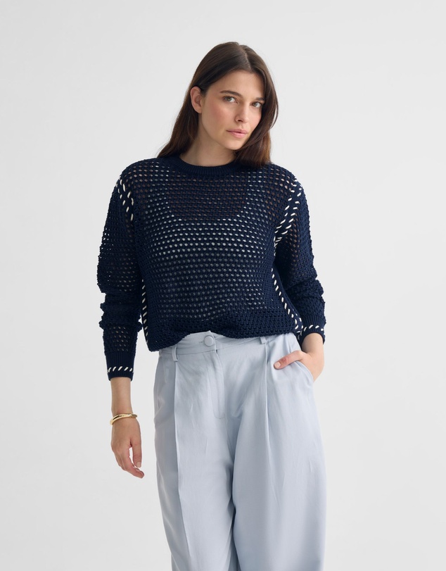 Oxford - Gaby Cotton Crew Neck