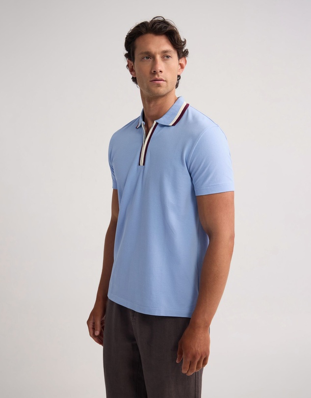 Oxford - Orwell Zip Neck Polo