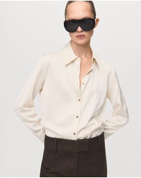 M.N.G - Satin Finish Flowy Shirt