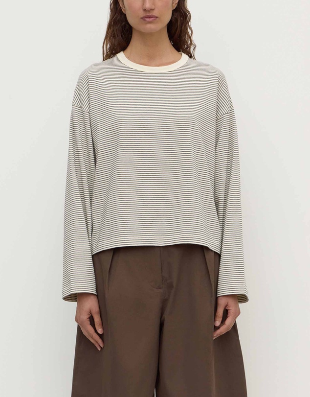Assembly Label - Malone Stripe Wide Sleeve Tee