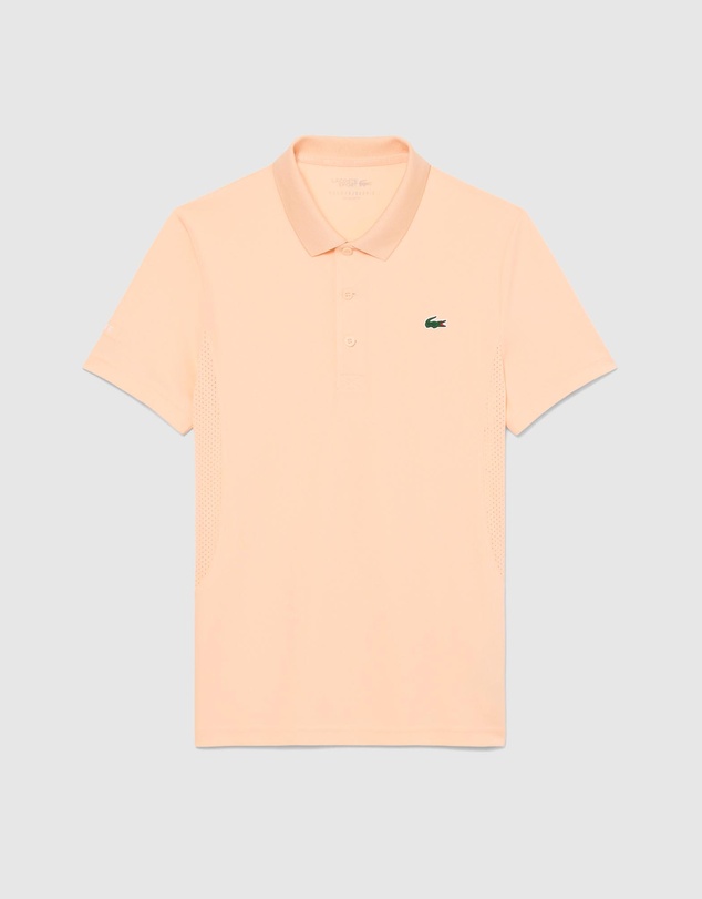 Lacoste - Novak Djokovic On Court Run Resistant Ultra Dry Pique Knit Polo Shirt
