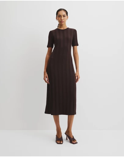 Country Road - Rib Midi Dress
