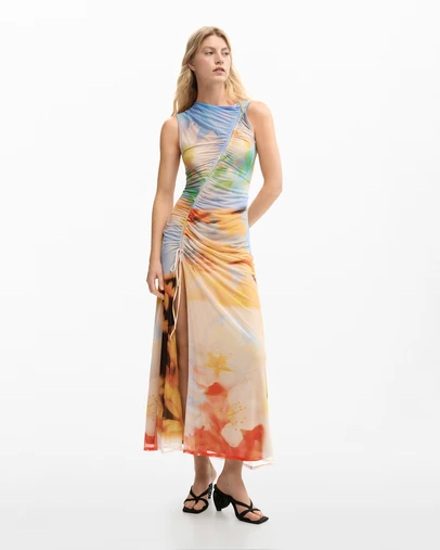 Desigual - Draped long dress
