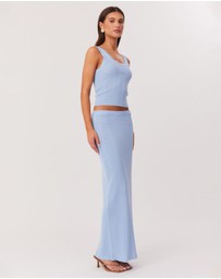 SNDYS - Rumer Shimmer Knit Maxi Skirt