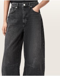 AllSaints - Payton Barrel Leg Denim Jeans