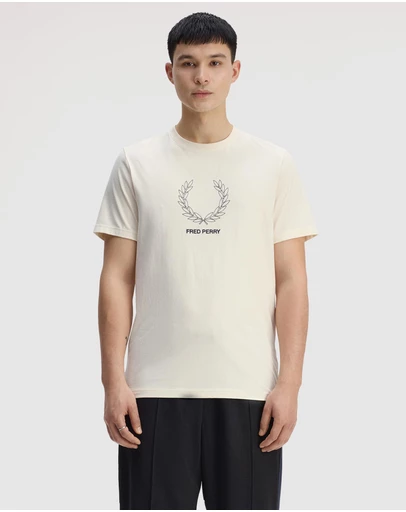 Fred Perry - Outline Laurel Wreath T-Shirt