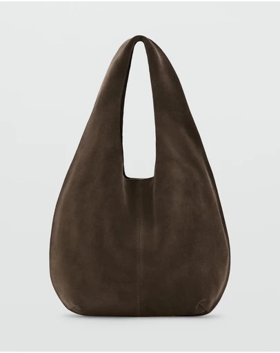 M.N.G - Suede Drawstring Bag