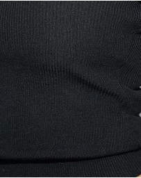 Dazie - Tessie Open Back Turtleneck Knit Top