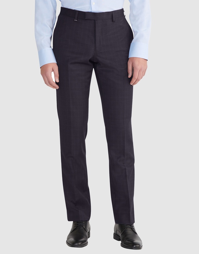 Van Heusen - Wool Tonal Glen Check Suit Pant