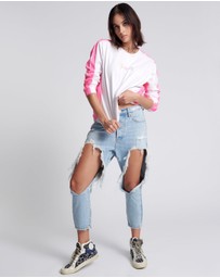 ONE TEASPOON - Fleetwood Kingpins Cropped Boyfriend Jeans