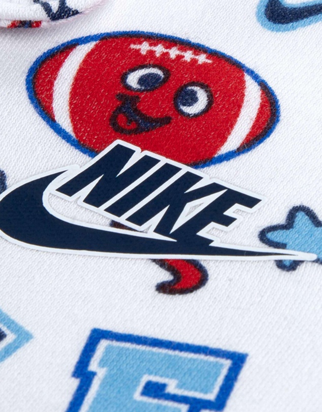 Nike - Allover Print Footed Coverall - Babies