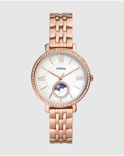 Fossil - Fossil Jacqueline Rose Gold Watch ES5165