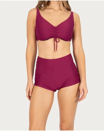 Baku Swimwear - Rococco High Waist Boyleg Bikini Bottom