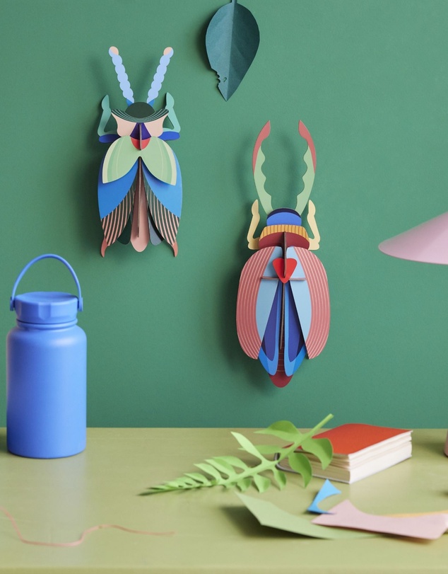 Studio Roof  - Wall Art Beetles A4