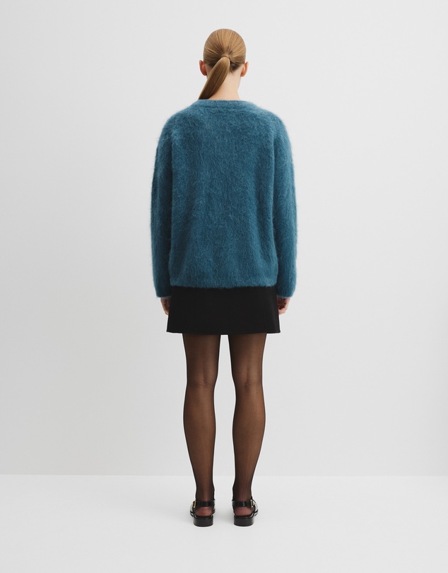 Country Road - Long Sleeve Fluffy Crew Knit