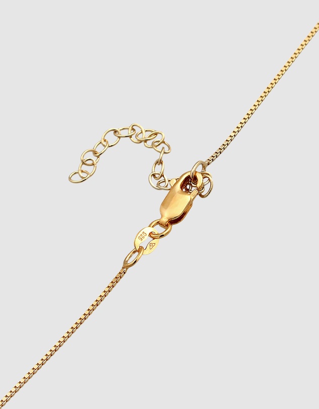 Kuzzoi - ICONIC EXCLUSIVE - Classic Box Chain Necklace in Gold-Plated 925 Sterling Silver