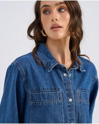 Vero Moda - Tolke Denim Shirt Dress