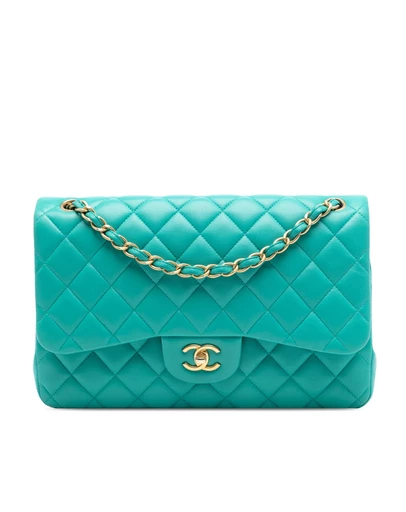 Pre-Loved by Azura Reborn - Pre-Loved Jumbo Classic Lambskin Double Flap