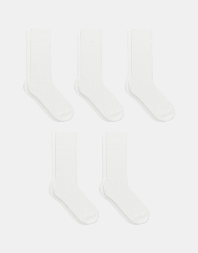 ARKET - 5 Pairs Supima Cotton Rib Socks