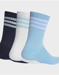adidas Performance - 3-Stripes Cushioned Crew Socks 3 Pair Pack Unisex