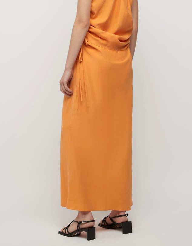 FRIEND of AUDREY - Andree Cupro Ruched Skirt