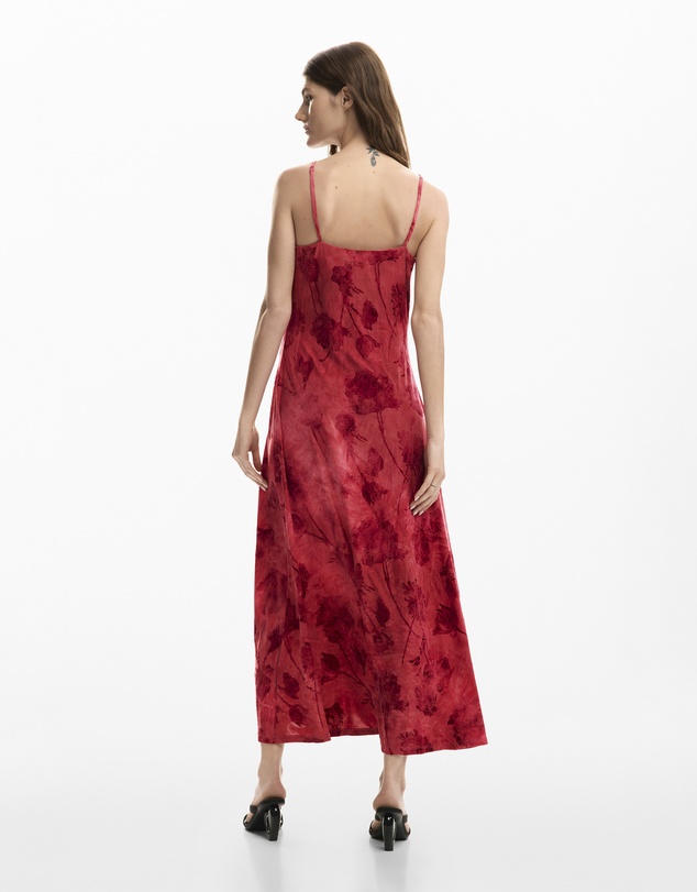 Desigual - Flocked Strap Dress